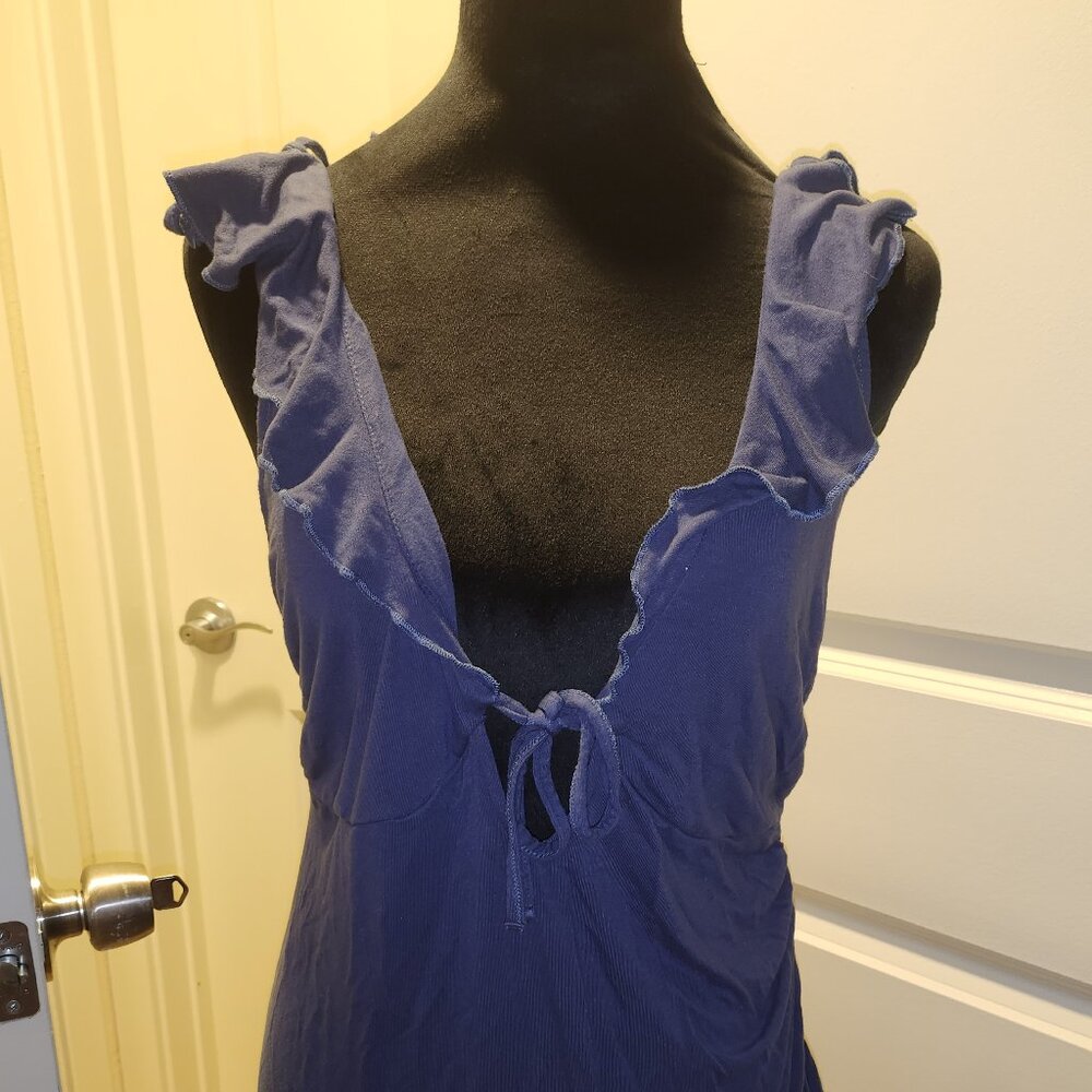 Wild Fable Blue Ruffle Dress
